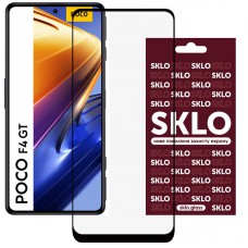 Захисне скло SKLO 3D (full glue) для Xiaomi Poco F4 GT Чорний