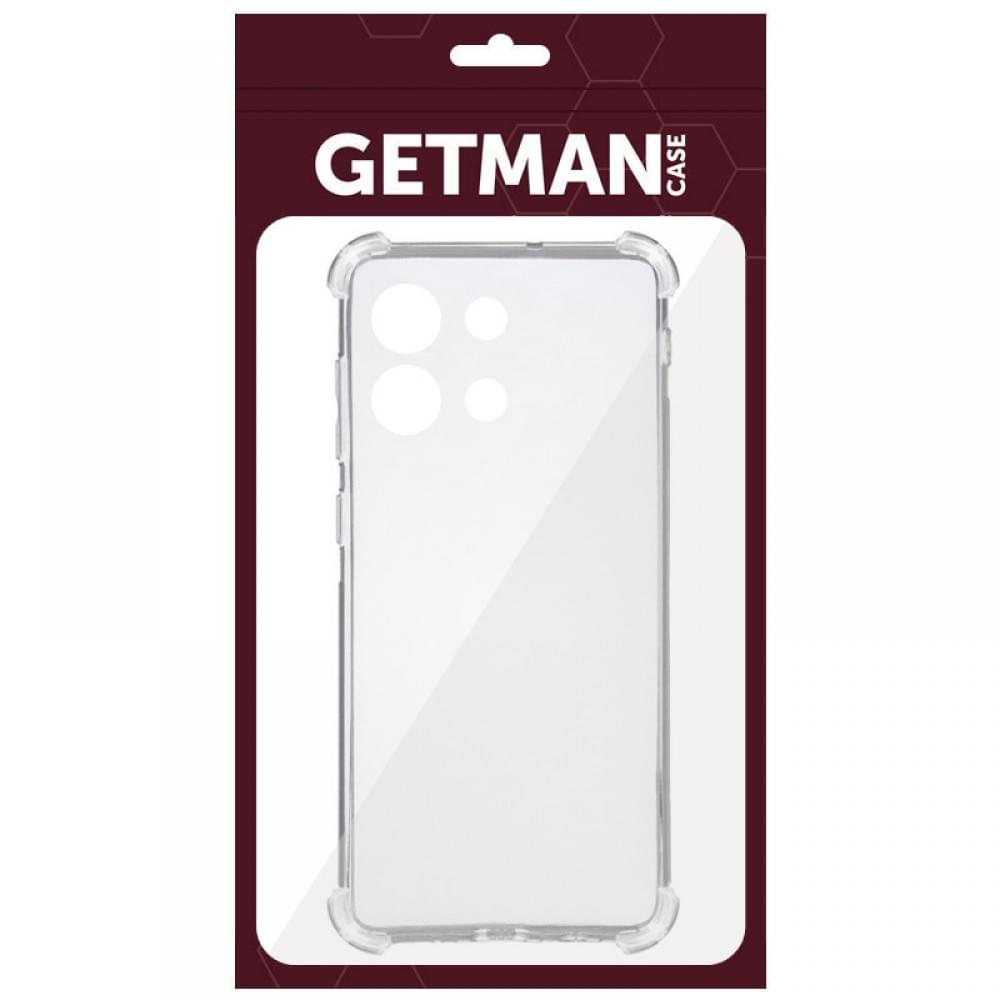 TPU чохол GETMAN Ease logo посилені кути Full Camera для OnePlus Nord 3 Безбарвний (прозорий)