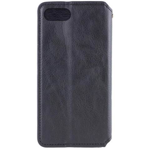 Шкіряний чохол-книжка GETMAN Cubic (PU) для Apple iPhone 7 / 8 / SE (2020) (4.7") Чорний