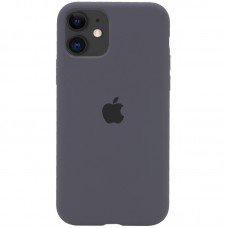 Чохол Silicone Case Full Protective (AA) для Apple iPhone 11 (6.1") Сірий / Dark Grey