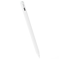 Стілус Hoco GM112 Intelligent anti-lost active capacitive pen with digital display for iPad White