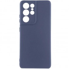 Чохол Silicone Cover Ummi Lakshmi Full Camera (AA) для Samsung Galaxy S22 Ultra Синій / Midnight Blue