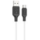 Дата кабель Hoco X90 Cool silicone USB to Type-C (1m) White
