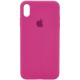 Чохол Silicone Case Full Protective (AA) для Apple iPhone X / XS (5.8") Малиновий / Dragon Fruit