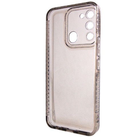 Чохол TPU Starfall Clear для TECNO Spark 8C Сірий