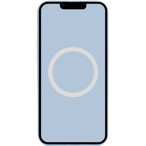 Чохол Silicone case (AAA) with Magsafe and Animation для Apple iPhone 14 (6.1") Блакитний / Sky