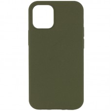 Чохол Silicone Case Full Protective (AA) NO LOGO для Apple iPhone 15 (6.1") Зелений / Dark Olive