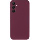 Чохол Silicone Cover Lakshmi Full Camera (AAA) для Samsung Galaxy A35 Бордовий / Plum