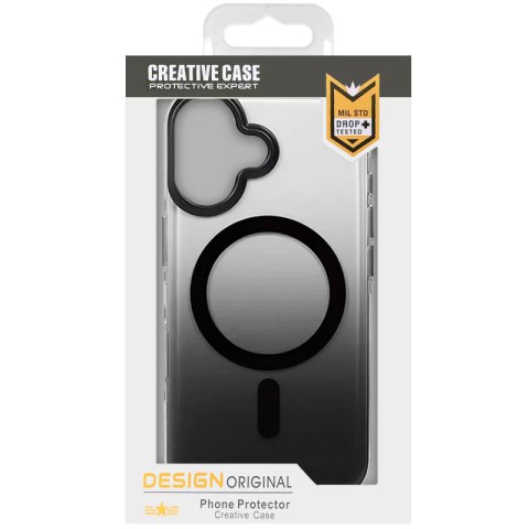 Чохол TPU+PC Phantom with MagSafe для Apple iPhone 16 (6.1") Black