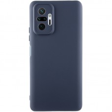 Чохол Silicone Cover Lakshmi Full Camera (AA) для Xiaomi Redmi Note 10 Pro / 10 Pro Max Синій / Midnight Blue