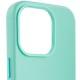 Шкіряний чохол Leather Case (AA Plus) with MagSafe для Apple iPhone 13 Pro (6.1") Ice