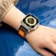 Ремінець Hoco WA14 Original series Apple watch (38/40/41mm) Black with Gray