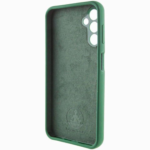 Чохол Silicone Cover Lakshmi Full Camera (AA) with logo для Samsung Galaxy A16 4G/5G Зелений / Dark green