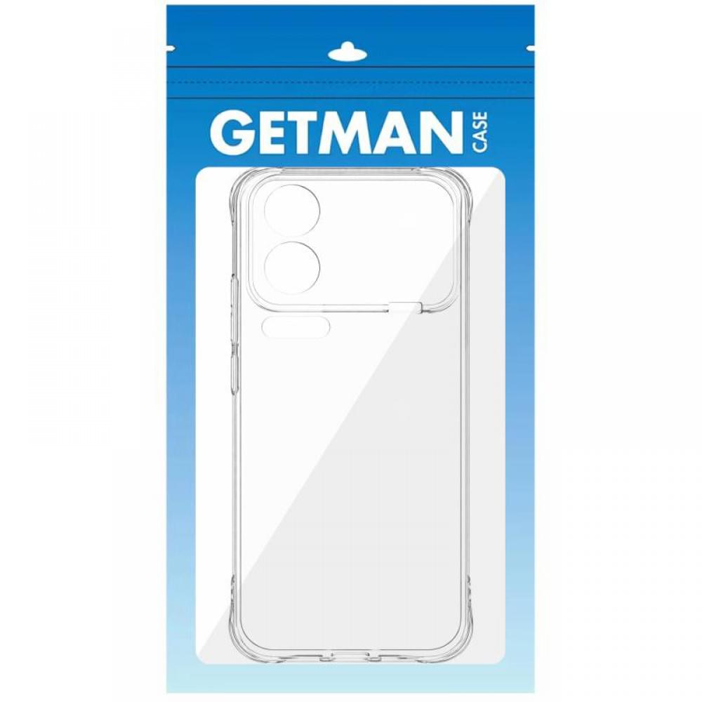 TPU чохол GETMAN Ease logo посилені кути Full Camera для Xiaomi 17 Pro Безбарвний (прозорий)