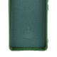 Чохол Silicone Cover Lakshmi Full Camera (A) для Xiaomi Redmi Note 13 Pro+ Зелений / Dark green