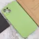 Чохол Silicone Case Full Camera Protective (AA) NO LOGO для Apple iPhone 14 (6.1") М'ятний / Mint