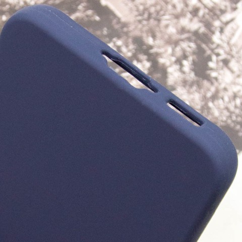Чохол Silicone Cover Lakshmi Full Camera (AAA) для Samsung Galaxy S25+ Темно-синій / Midnight blue