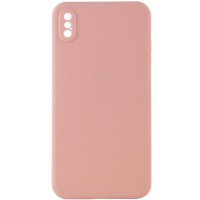 Силіконовий чохол Candy Full Camera для Apple iPhone XS Max (6.5") Рожевий / Pink Sand
