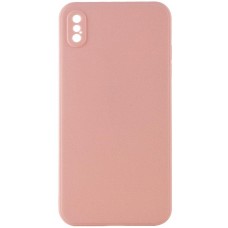 Силіконовий чохол Candy Full Camera для Apple iPhone XS Max (6.5") Рожевий / Pink Sand