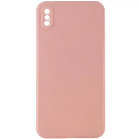 Силіконовий чохол Candy Full Camera для Apple iPhone XS Max (6.5") Рожевий / Pink Sand