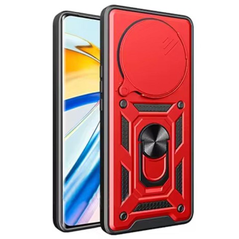 Чохол Ummi Camshield Serge Ring для Xiaomi Redmi A3 / A3x Червоний / Red