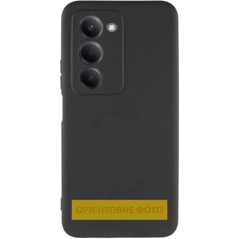 Чохол TPU GETMAN Liquid Silk Full Camera для Xiaomi Redmi 15 (Global) Чорний / Black