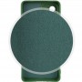 Чохол Silicone Cover Lakshmi Full Camera (AA) для Xiaomi Poco M5 Зелений / Dark green