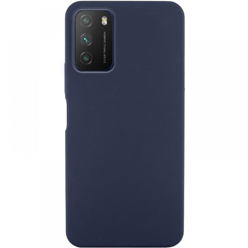 Чохол Silicone Cover Ummi Lakshmi (AA) для Xiaomi Poco M3 Синій / Midnight Blue