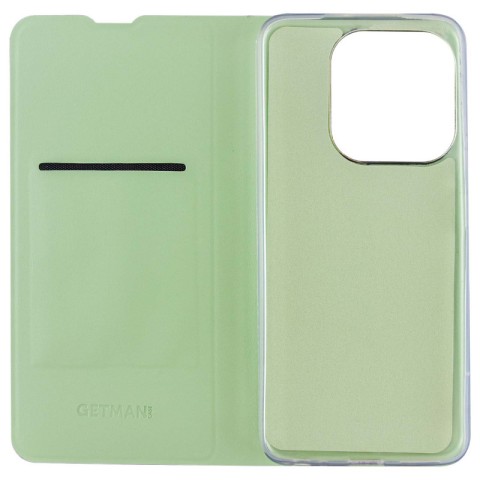 Шкіряний чохол-книжка GETMAN Elegant (PU) для Tecno Spark Go 2023 М'ятний