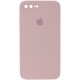 Чохол Silicone Case Square Full Camera Protective (AA) для Apple iPhone 7 plus / 8 plus (5.5") Рожевий / Pink Sand