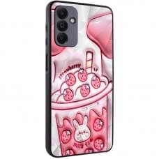 TPU+PC чохол Prisma Fluffie для Samsung Galaxy A05s Strawberry