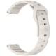 Силіконовий ремінець Defense для Smart Watch 20mm Antigue White
