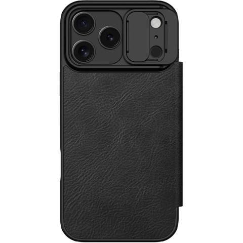 Шкіряний чохол-книжка Nillkin Qin Pro Camshield для Apple iPhone 17 Pro Max (6.9") Black