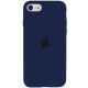 Чохол Silicone Case Full Protective (AA) для Apple iPhone SE (2020) / 7 / 8 (4.7") Темно-синій / Midnight blue