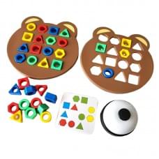 Настільна інтерактивна гра Ummi Shape Matching Game + answer bell Colorful