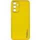 Шкіряний чохол Xshield для Samsung Galaxy A34 5G Жовтий / Yellow