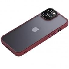 TPU+PC чехол Metal Buttons для Apple iPhone 12 Pro / 12 (6.1")