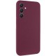 Чохол Silicone Cover Lakshmi Full Camera (AAA) для Samsung Galaxy A35 Бордовий / Plum