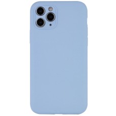Чохол Silicone Case Full Camera Protective (AA) NO LOGO для Apple iPhone 12 Pro Max (6.7") Блакитний / Sweet Blue