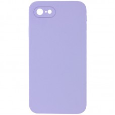 Silicone Case Square Full Camera Protective (AA) NOLOGO для Apple iPhone 7 / 8 / SE (2020) (4.7") Бузковий / Dasheen