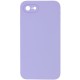 Silicone Case Square Full Camera Protective (AA) NOLOGO для Apple iPhone 7 / 8 / SE (2020) (4.7") Бузковий / Dasheen