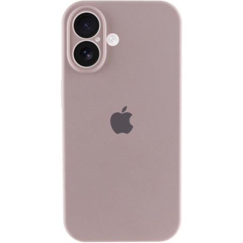 Чохол Silicone Case Full Camera Protective (AA) для Apple iPhone 16 Plus (6.7") Сірий / Lavender