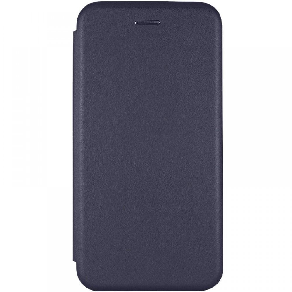 Шкіряний чохол-книжка Classy для Xiaomi Redmi 12C Темно-синій