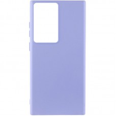 Чохол Silicone Cover Lakshmi (AA) для Samsung Galaxy S21 Ultra Бузковий / Dasheen