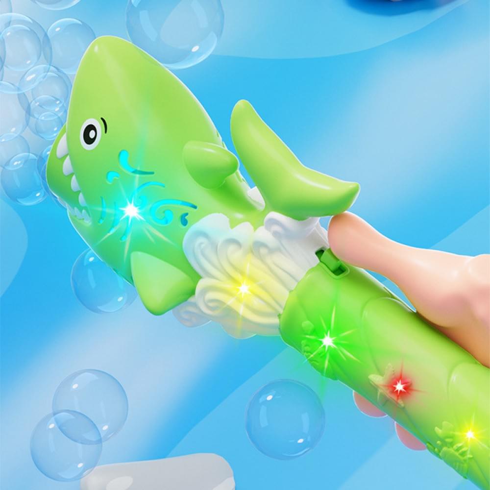 Пістолет з мильними бульбашками H038 Shark + bottle 50ml Green