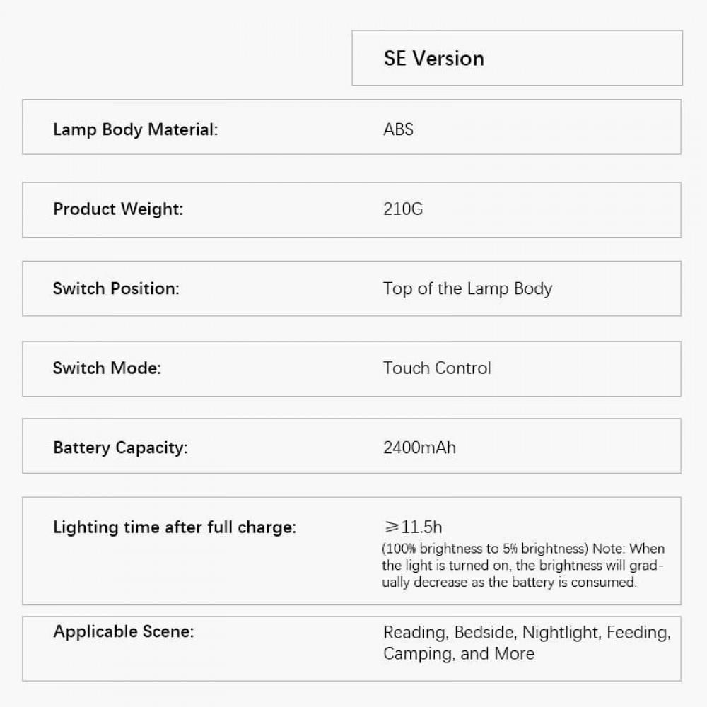 Настольный сенсорный LED светильник 3 colour light MZ-L2701