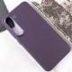 Шкіряний чохол Bonbon Leather Metal Style для Samsung Galaxy S22+ Фіолетовий / Dark Purple
