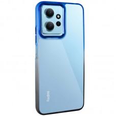 Чохол TPU+PC Fresh sip series для Xiaomi Redmi Note 12 4G Чорний / Синій