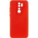 Чохол TPU GETMAN Liquid Silk Full Camera для Xiaomi Redmi 9 Червоний / Red