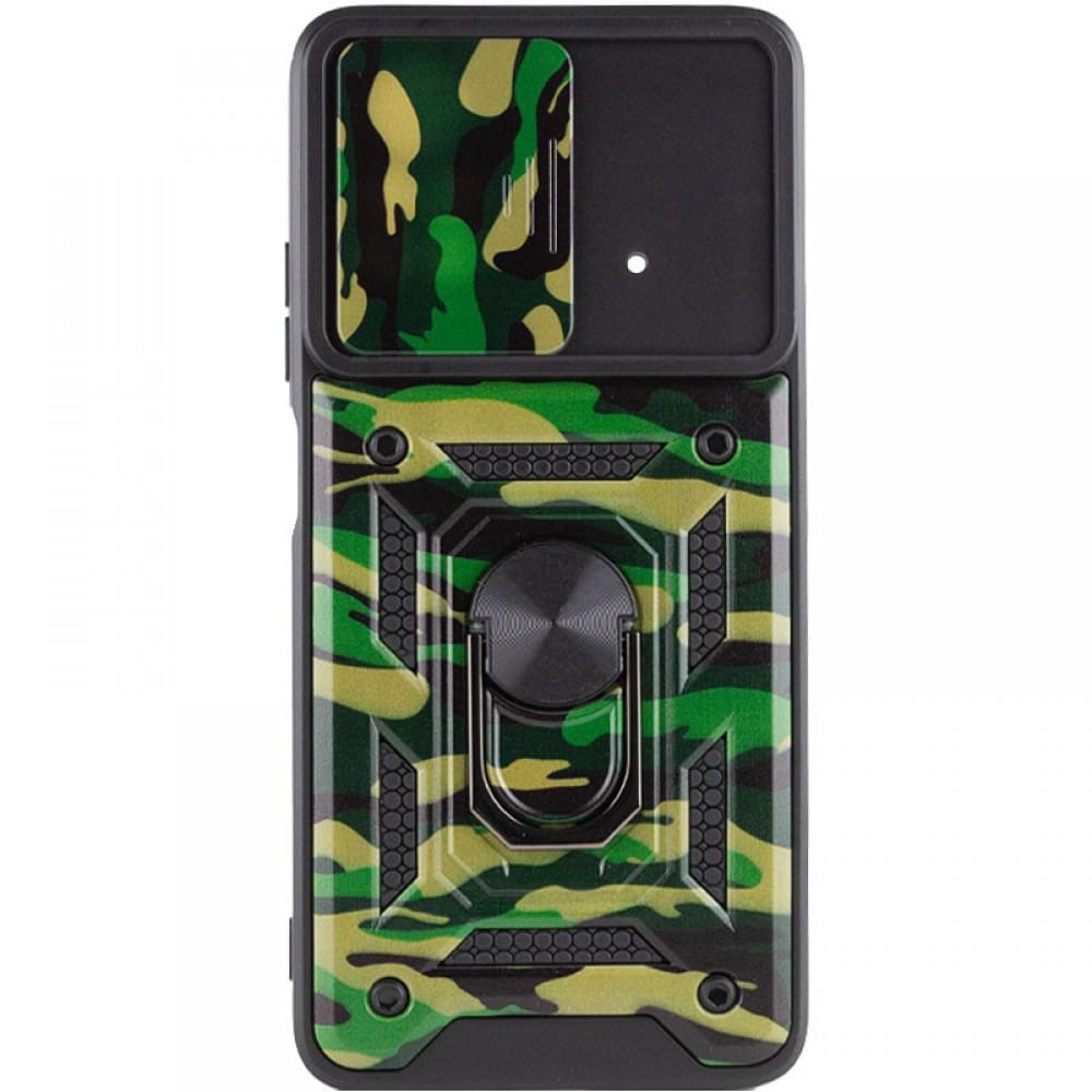 Ударопрочный чехол Camshield Serge Ring Camo для Xiaomi Poco X4 Pro 5G